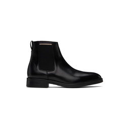 Black Leather Lansing Chelsea Boots 241260M223003