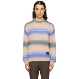 Multicolor Striped Sweater 231260M204011