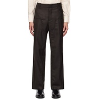 Brown Commission Edition Trousers 232148M191006