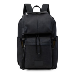 Gray Flap Backpack 241260M166005