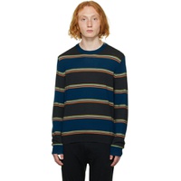 Navy Stripe Sweater 222260M201004
