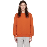 Orange Paint Splatter Sweatshirt 231260M204003