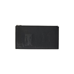 Black Leather Wallet 222260M162000