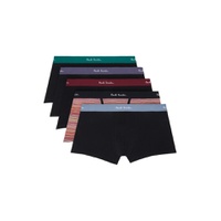 Five Pack Multicolor Boxer Briefs 222260M216013