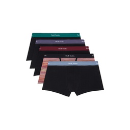 Five Pack Multicolor Boxer Briefs 222260M216013