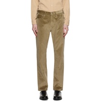 Brown Five Pocket Trousers 232260M186002