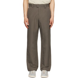 Taupe Four Pocket Trousers 231260M191021