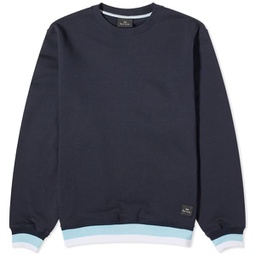 Paul Smith Badge Logo Crew Sweat Blue