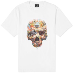 Paul Smith Skull Sticker T-Shirt White