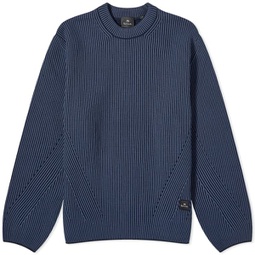 Paul Smith Ribbed Crew Knit Blue