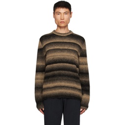 Brown Ombre Sweater 232260M201015