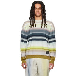 Multicolor Stripe Sweater 231260M204013