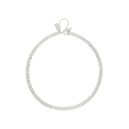 Silver Spliced Necklace 231627F023006