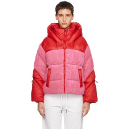 Pink   Red Zao Down Jacket 241886F581003