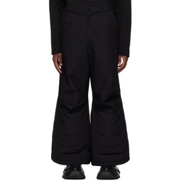 Black Kapok Trousers 232075M191001
