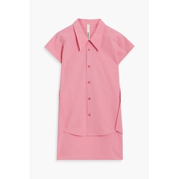 Ladio cotton and silk-blend poplin shirt