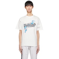 White Anime T Shirt 232914M213003