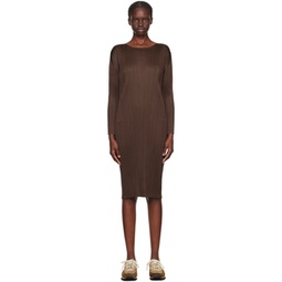 Brown Monthly Colors September Midi Dress 232941F054044