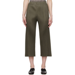 Khaki Monthly Colors March Trousers 241941F087018