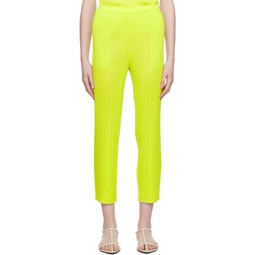 Green New Colorful Basics 3 Trousers 232941F087033