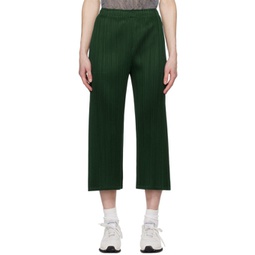 Green Monthly Colors March Trousers 241941F087016