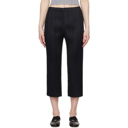 Black Thicker Bottoms 2 Trousers 241941F087038