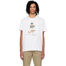 White Polo Bear T Shirt 241213M213006
