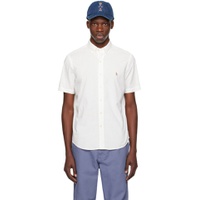 White Classic Fit Shirt 241213M192050