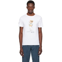 White Polo Bear T Shirt 241213M213007