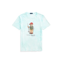 POLO RALPH LAUREN CUSTOM SLIM POLO BEAR TIE-DYE T-SHIRT