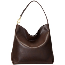 Waxed Leather Large Kassie Shoulder Bag