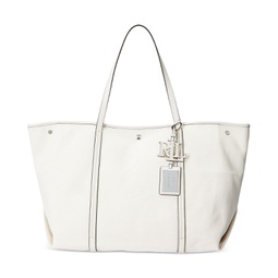 Canvas and Leather Large Emerie Tote