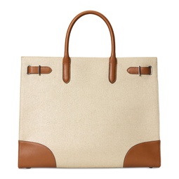 Metallic Canvas Extra-Large Devyn Tote Bag