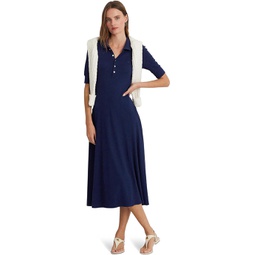 Womens LAUREN Ralph Lauren Cotton-Blend Polo Dress