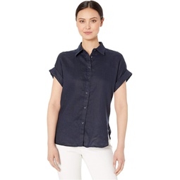 Womens LAUREN Ralph Lauren Linen Dolman-Sleeve Shirt