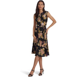 Womens LAUREN Ralph Lauren Floral Bubble Crepe Cap-Sleeve Dress