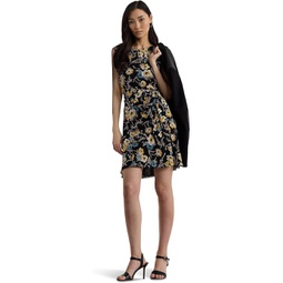 Womens LAUREN Ralph Lauren Floral Bubble Crepe Cap-Sleeve Dress