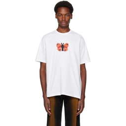 White Rop Butterfly T Shirt 232959M213017