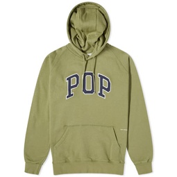 POP Trading Company Arch Hooded Sweat Loden Green