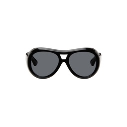 Black Tayyib Sunglasses 232458F005005