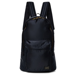 Navy Nylon Backpack 231751M166004