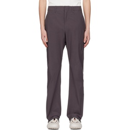 Brown 6 0 Technical Right Trousers 241351M191004