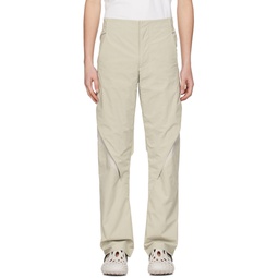 Taupe 6 0 Center Technical Trousers 241351M191002