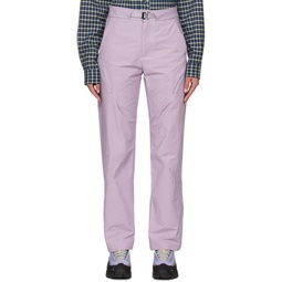 Purple Zip Trousers 222351F087001