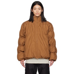 SSENSE Exclusive Brown 4.0+ Right Down Jacket 232351M178011
