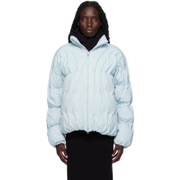 SSENSE Exclusive Blue 4.0+ Right Down Jacket 232351F061012