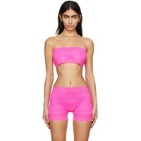 Pink Ava Tube Top 241770F111006