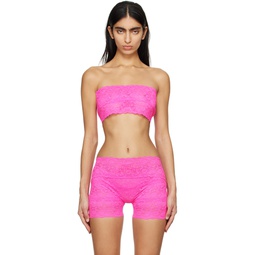 Pink Ava Tube Top 241770F111006
