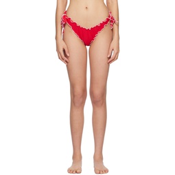 Red Loni Bikini Bottoms 231770F105005