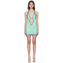 SSENSE Exclusive Green Regina Playsuit Dress 221770F052017